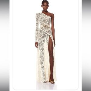 Bronx and Banco Ameena One Shoulder Gown from Revolve